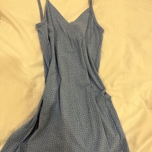 Blue and white floral amara dress from brandy Melville